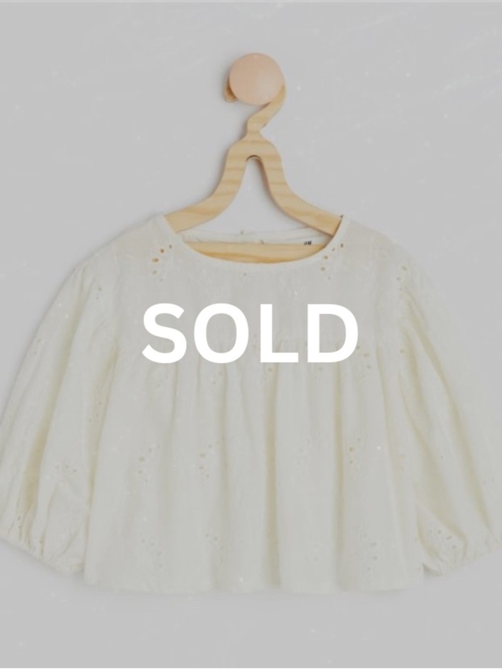 H&M eyelet embroidered blouse